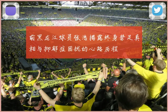 前黑龙江球员张浩揭露终身禁足真相与抑郁症困扰的心路历程